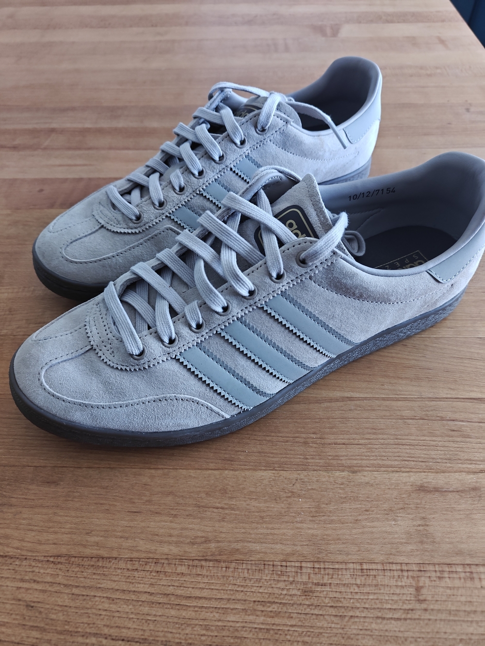 Adidas Men’s Classic Gazelle Grey Suede Sneakers